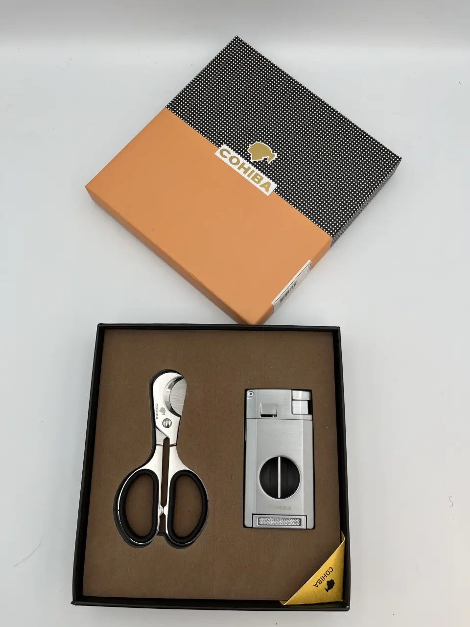 Cohiba İkili Gümüş Puro Seti CST0326